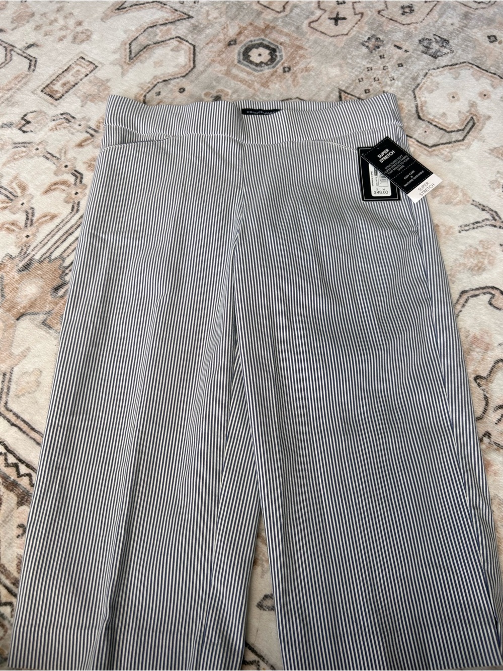 Counterparts Black and White Pinstripe Dress Pants